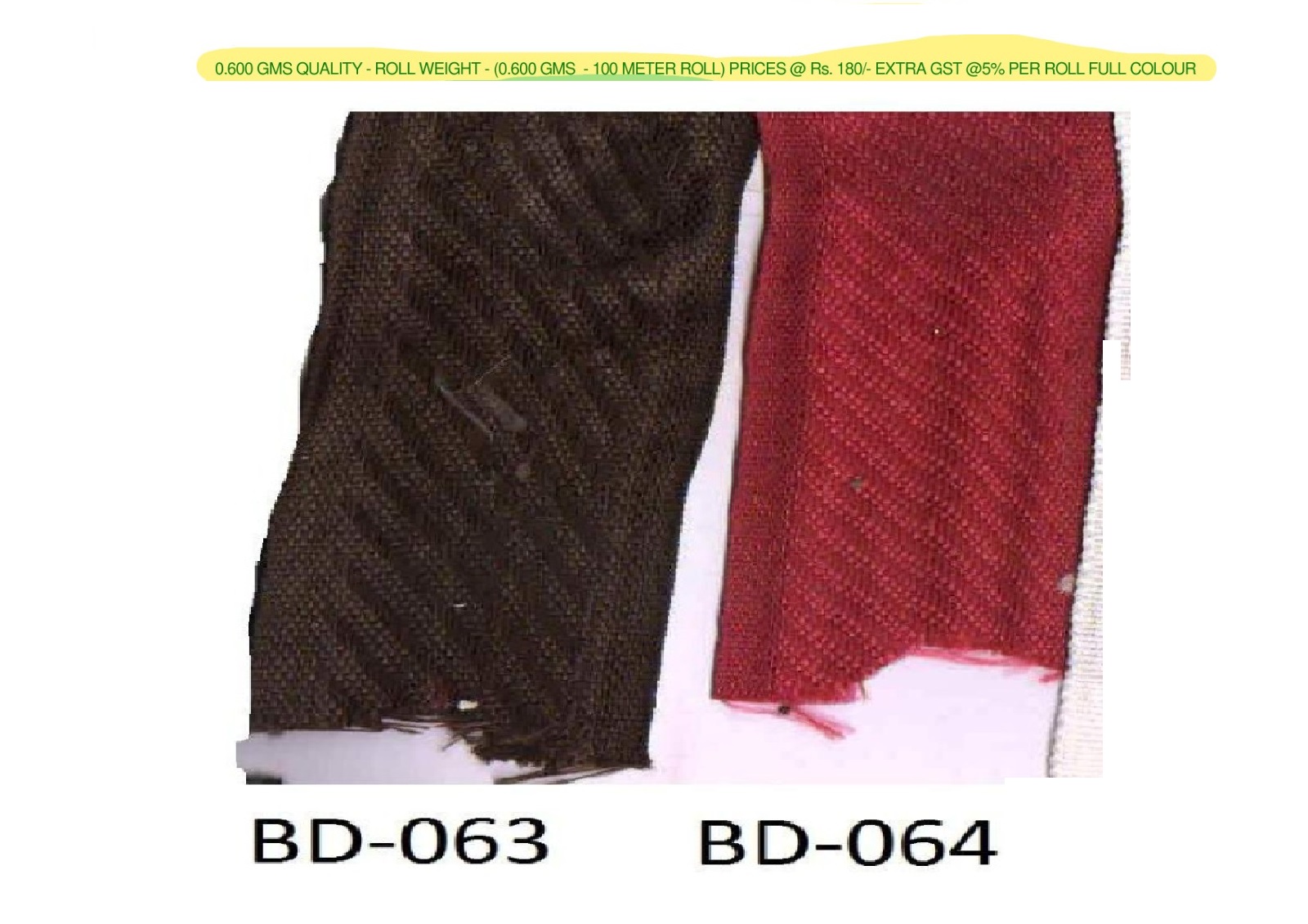 NARROW FABRIC - BEEDING ( QUALITY 0.600 gm ) FULL COLOUR